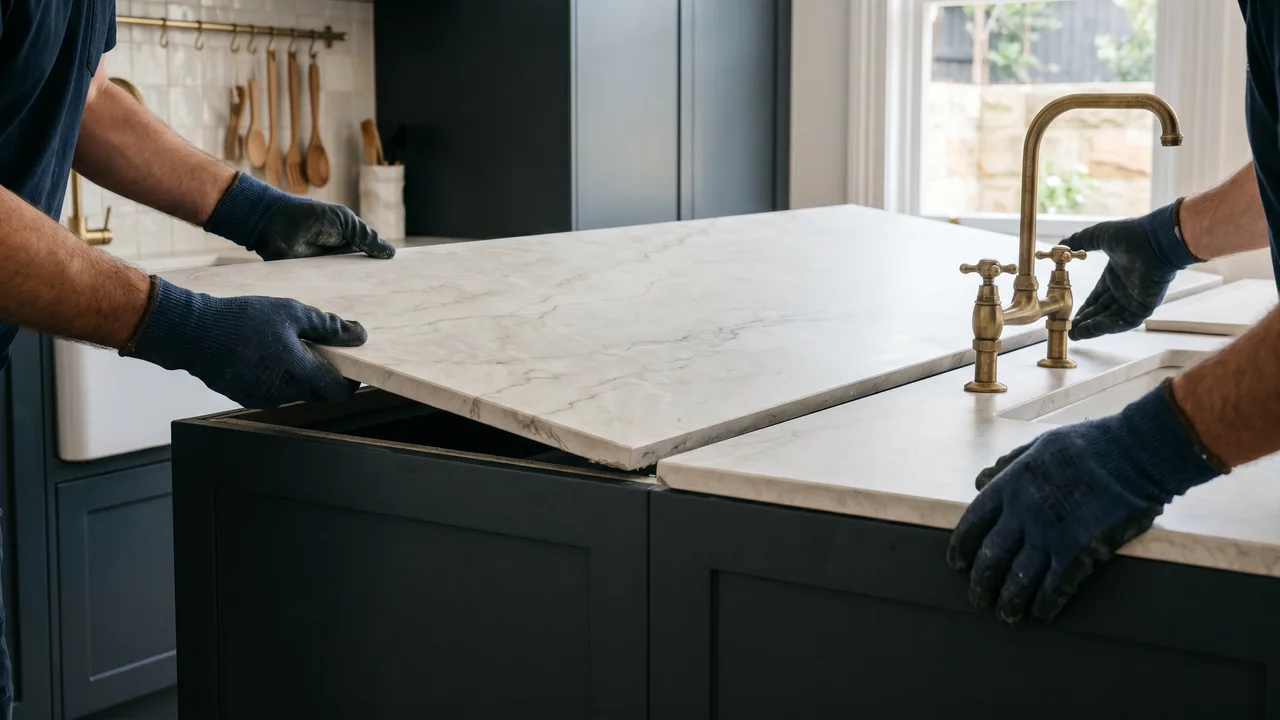 Benchtops and Splashbacks North Shore kitchen renovation
